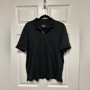 untuckit Men’s Black Polo Shirt Size Medium